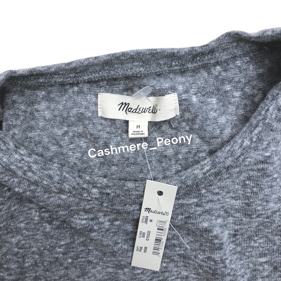Madewell Heather Gray Crewneck Thong Bodysuit - Picture 7 of 12